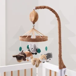 The Peanutshell Whimsical Woodland Baby Musical Crib Mobile -Home Decor Shop GUEST 588433ce aca0 4228 abbf f26565bdf81b