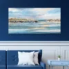 27" X 54" Harbor By Studio Arts Canvas Art Print Blue - Masterpiece Art Gallery -Home Decor Shop GUEST 58f1ad21 41de 471b 9220 e4bb730ba439