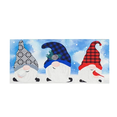 Evergreen 4-Season Sassafras Mats, Set Of 6, Welcome 5 Evergreen 4-Season Sassafras Mats, Set Of 6, Welcome - Image 3