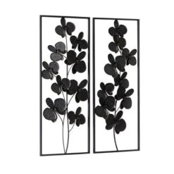 Set Of 2 Metal Floral Orchid Wall Decors With Black Frame Black - Olivia & May 9 Set Of 2 Metal Floral Orchid Wall Decors With Black Frame Black - Olivia & May -Home Decor Shop GUEST 596a98aa ced8 4c2e b3d3 85acee7533a2