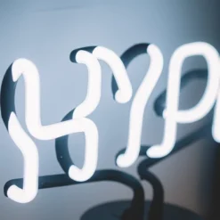 Amped Co 9.6" X 8.3" HYPE Real Neon Light Novelty Desk Lamp, White 11 Amped Co 9.6" X 8.3" HYPE Real Neon Light Novelty Desk Lamp, White -Home Decor Shop GUEST 59f7e9e9 11a9 4251 ad7c 1c359bf40446