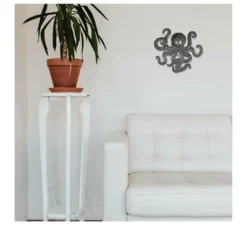 Global Crafts Grey Octopus Nautical Haitian Steel Drum Wall Art 14 X 16 6 Global Crafts Grey Octopus Nautical Haitian Steel Drum Wall Art 14 X 16 -Home Decor Shop GUEST 5b1f2a18 6bef 4aed 99f2 40985d535e9f