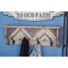 Wood 1 Shelf And 4 Hangers Wall Hook Brown - Olivia & May 2 Wood 1 Shelf And 4 Hangers Wall Hook Brown - Olivia & May -Home Decor Shop GUEST 5b5767b9 7a10 4e05 a45b 3b10440b60d5