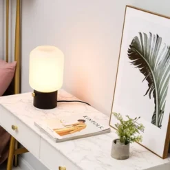 12" Cohen Table Lamp With Frosted Glass Shade - Globe Electric -Home Decor Shop GUEST 5b6aff02 32d5 46e0 803a 63408945bad4