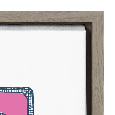 18" X 24" Sylvie Cassettes Framed Canvas Wall Art By Statement Goods Gray - Kate And Laurel 4 18" X 24" Sylvie Cassettes Framed Canvas Wall Art By Statement Goods Gray - Kate And Laurel - Image 2