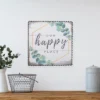 Northlight Metal Framed "Our Happy Place" Decorative Canvas Wall Art 12" 2 Northlight Metal Framed "Our Happy Place" Decorative Canvas Wall Art 12" -Home Decor Shop GUEST 5bddf1f1 1c7f 41af 8c49 2c2561b00be7