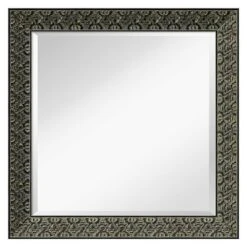 Intaglio Embossed Black Framed Wall Mirror - Amanti Art -Home Decor Shop GUEST 5bf302ff 38b9 499a 89ee f2ad89a604de