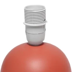 8.66" Petite Ceramic Orb Base Bedside Table Desk Lamp With Matching Tapered Drum Fabric Shade Orange - Creekwood Home 12 8.66" Petite Ceramic Orb Base Bedside Table Desk Lamp With Matching Tapered Drum Fabric Shade Orange - Creekwood Home -Home Decor Shop GUEST 5d19d66b e58e 46ed b02f 7170cc7cf35b