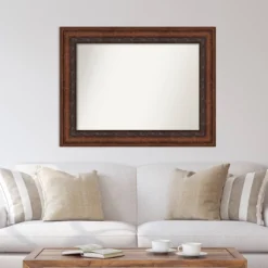 48" X 37" Non-Beveled Decorative Bronze Wall Mirror - Amanti Art 12 48" X 37" Non-Beveled Decorative Bronze Wall Mirror - Amanti Art -Home Decor Shop GUEST 5d694b88 2f2b 475a 8c75 805028ee3b9f