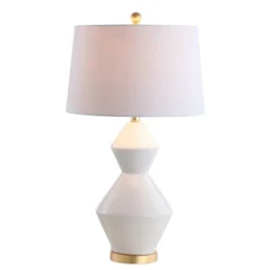 29" Ceramic Alba Geometric Table Lamp (Includes Energy Efficient Light Bulb) - JONATHAN Y 10 29" Ceramic Alba Geometric Table Lamp (Includes Energy Efficient Light Bulb) - JONATHAN Y -Home Decor Shop GUEST 5e3919b2 48b6 4e01 90cf 17adfd572459
