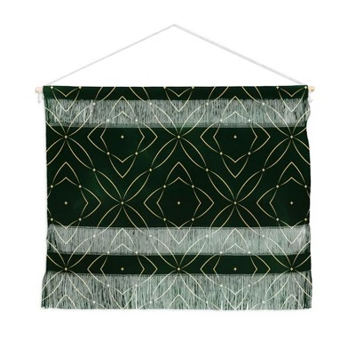 Marta Barragan Camarasa Vintage Emerald Pattern Landscape Fiber Wall Hanging - Society6 5 Marta Barragan Camarasa Vintage Emerald Pattern Landscape Fiber Wall Hanging - Society6 - Image 3