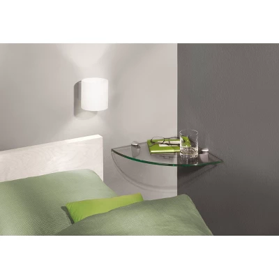 Large Clear Glass Corner Shelf W/Stainless Steel Supports 5 Large Clear Glass Corner Shelf W/Stainless Steel Supports - Image 3