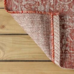 Tela Bohemian Inspired Textured Weave Floral Indoor/Outdoor Area Rug - JONATHAN Y -Home Decor Shop GUEST 63eb227a e455 4880 9e26 f098f911638e