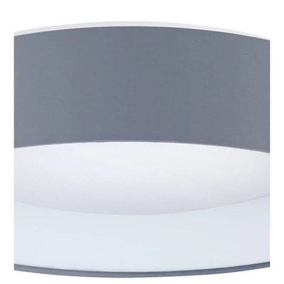 16" LED 1-Light Palomaro Glass Pendant White Charcoal Gray - EGLO 5 16" LED 1-Light Palomaro Glass Pendant White Charcoal Gray - EGLO - Image 3