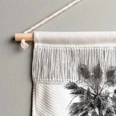 Bethany Young Photography Monochrome California Palms Fiber Wall Art - Society6 4 Bethany Young Photography Monochrome California Palms Fiber Wall Art - Society6 - Image 2
