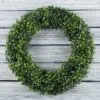 Nature Spring 19.5" Faux Greenery Artificial Boxwood Wreath - Green -Home Decor Shop GUEST 64fa0288 5859 4b69 aa6f a5ce270bc236