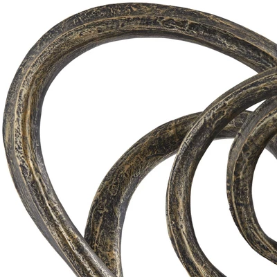 Kensington Hill Looping Heart 16 1/2" High Antique Bronze Sculpture 3 Kensington Hill Looping Heart 16 1/2" High Antique Bronze Sculpture