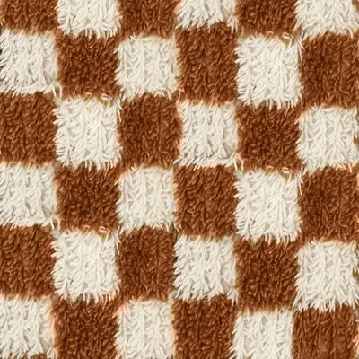 Checkerboard Pouf Mustard/Cream - Threshold™ 5 Checkerboard Pouf Mustard/Cream - Threshold™ - Image 3