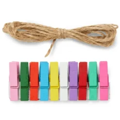 Juvale 50-Pack Cardboard Picture Frames With Clips For Photo Hanging Display, Wall Decor And Party Decor For DIY Projects, 10 Colors, 4x6 In -Home Decor Shop GUEST 674fe765 d615 4f5c a5be 5488412e3e0f