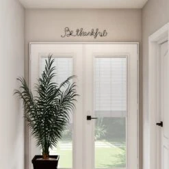 Metal Cutout- Be Thankful Cursive Cutout Sign-3D Word Art Home Accent Decor-Perfect For Modern Rustic Or Vintage Farmhouse Style By Hastings Home -Home Decor Shop GUEST 67c950dd 26b5 49a7 be4c 93cea6ccab3e