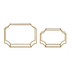2pc Ciel Modern Glam Metal Wall Shelf Set - Kate & Laurel All Things Decor 9 2pc Ciel Modern Glam Metal Wall Shelf Set - Kate & Laurel All Things Decor -Home Decor Shop GUEST 67e24f2d 07a1 400e a440 3c82b1318730