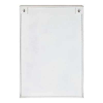 Megara Decorative Wooden Wall Hanging Curio Cabinet Whitewash Finish - Kate & Laurel All Things Decor 6 Megara Decorative Wooden Wall Hanging Curio Cabinet Whitewash Finish - Kate & Laurel All Things Decor - Image 4