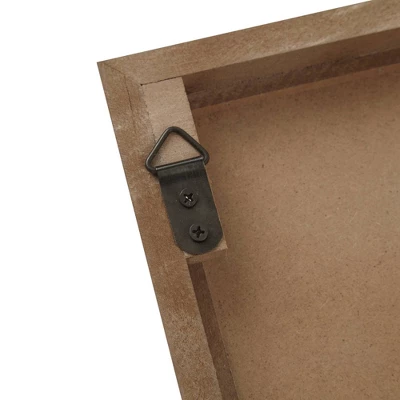 2pc Birch Palms Carved Wall Panel Set Dark Brown - Madison Park 6 2pc Birch Palms Carved Wall Panel Set Dark Brown - Madison Park - Image 4