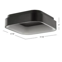 17.75" Metal Rafael Flush Mount (Includes Energy Efficient Light Bulb) Black - JONATHAN Y 8 17.75" Metal Rafael Flush Mount (Includes Energy Efficient Light Bulb) Black - JONATHAN Y -Home Decor Shop GUEST 690a0c8d 1629 4de7 9503 4269e7abb534