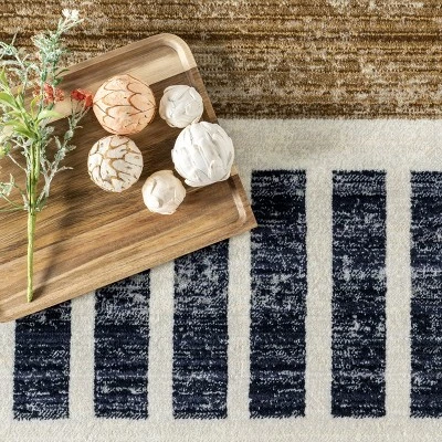 NuLOOM Keeva Modern Striped Fringe Area Rug 7 NuLOOM Keeva Modern Striped Fringe Area Rug - Image 5