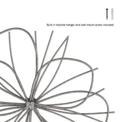 Hastings Home Metallic Wire Layered Flower Hanging Accent Art - Silver/Gold 10 Hastings Home Metallic Wire Layered Flower Hanging Accent Art - Silver/Gold -Home Decor Shop GUEST 6927f4d1 2d97 4eff a1fe 92d0fde35d35