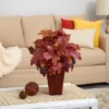 Nearly Natural 19-in Autumn Maple Leaf Artificial Plant In Decorative Planter 2 Nearly Natural 19-in Autumn Maple Leaf Artificial Plant In Decorative Planter -Home Decor Shop GUEST 6938f785 fa12 4e64 a6e4 090ea6d51a1a