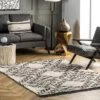 NuLOOM Celia Soft Shag Abstract Aztec Fringe Area Rug -Home Decor Shop GUEST 698b7019 b7cb 427a a6f1 5e7b6e383167