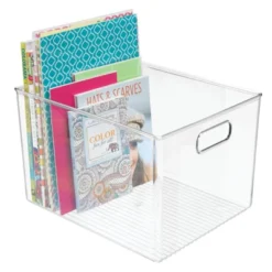 MDesign Plastic Storage Bin With Handles For Home Office - Clear 13 MDesign Plastic Storage Bin With Handles For Home Office - Clear -Home Decor Shop GUEST 6a04013c 59f9 496b 8bde 9ec3d85b1e6e