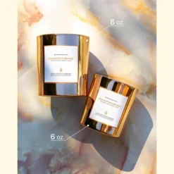 Benevolence LA Premium Scented Wood Wicked Candles In Gold Glass Jar -Home Decor Shop GUEST 6a1bd16f 8406 4492 8a06 d94f899b090c