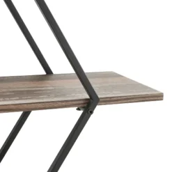 3-Tier Antigua Crossed Double Diamond Wall Shelf Unit Black/Rustic - Danya B. 11 3-Tier Antigua Crossed Double Diamond Wall Shelf Unit Black/Rustic - Danya B. -Home Decor Shop GUEST 6a1ced27 6236 4aa3 9ea2 26a96b9a5ab8