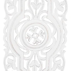 Wood Floral Handmade Intricately Carved Arabesque Wall Decor Set Of 2 White - Olivia & May 8 Wood Floral Handmade Intricately Carved Arabesque Wall Decor Set Of 2 White - Olivia & May -Home Decor Shop GUEST 6b82cc83 ad8d 41c7 877b 869967b1e4d1
