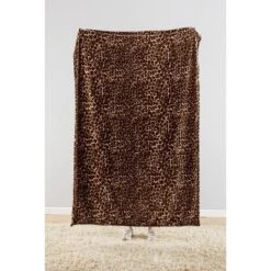 50"x70" Oversized Classic Leopard Throw Blanket Brown - Jessica Simpson -Home Decor Shop GUEST 6b8b7212 0325 49f6 9dae 52ee9ac05c14