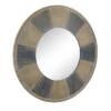 27" Round Rustic Mirror Two Tone - Stonebriar Collection