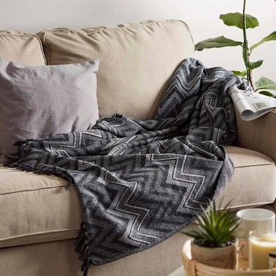 50"x60" Zig-Zag Chevron Throw Blanket - Design Imports 10 50"x60" Zig-Zag Chevron Throw Blanket - Design Imports - Image 8