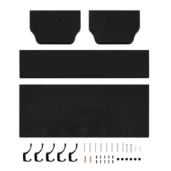 25" X 9" Entryway Floating Utility Wall Shelf With Hooks Black - Danya B. -Home Decor Shop GUEST 6cacd610 cd47 45fd ad36 edb4a9a312e7