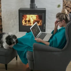 Hastings Home Oversized Chenille Throw Blanket - Lagoon Teal -Home Decor Shop GUEST 6cdef904 866c 4f86 a7bc d89e797c1503