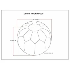 Rogen Round Pouf Teal - WyndenHall 11 Rogen Round Pouf Teal - WyndenHall -Home Decor Shop GUEST 6d6bd5dc dca7 473d a901 3459f9cf96ff