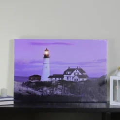 Northlight LED Lighted Coastal Lighthouse Home With Sunset Canvas Wall Art 15.75" X 23.5" 7 Northlight LED Lighted Coastal Lighthouse Home With Sunset Canvas Wall Art 15.75" X 23.5" -Home Decor Shop GUEST 6e01c05e 0a77 4a10 87a6 d2ab8c3d7c9c