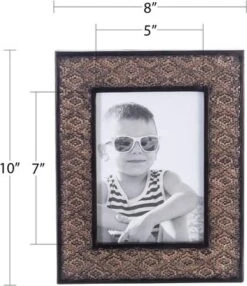 Creative Scents Dublin 5 X 7 Picture Frame (Brown) -Home Decor Shop GUEST 6ed92ba4 3e5f 4eea 919a 0e8069ff7f52