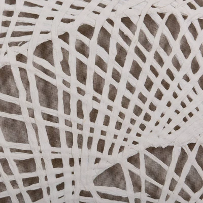 Abstract Illusion Rice Paper Shadow Box Wall Art White - StyleCraft 5 Abstract Illusion Rice Paper Shadow Box Wall Art White - StyleCraft - Image 3