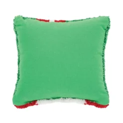 C&F Home Santa Hooked Throw Pillow