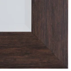 Decorative Wall Mirror With Beveled Edge Dark Brown - Yosemite Home Decor