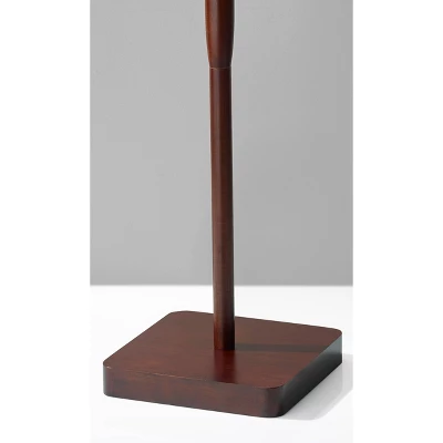 58.5" 3-way Ellis Floor Lamp Brown - Adesso 4 58.5" 3-way Ellis Floor Lamp Brown - Adesso - Image 2