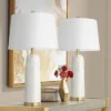 360 Lighting Maceao Modern Table Lamps 28" Tall Set Of 2 White Faux Marble Tapered Drum Shade For Bedroom Living Room Bedside Nightstand Office House 2 360 Lighting Maceao Modern Table Lamps 28" Tall Set Of 2 White Faux Marble Tapered Drum Shade For Bedroom Living Room Bedside Nightstand Office House -Home Decor Shop GUEST 7241d364 c266 4e12 ad6a 5d97525897fb