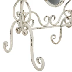 Vintage Metal Console Mirror White - Olivia & May -Home Decor Shop GUEST 7303280a c2bf 42e6 8aa8 6f6b6c889aff